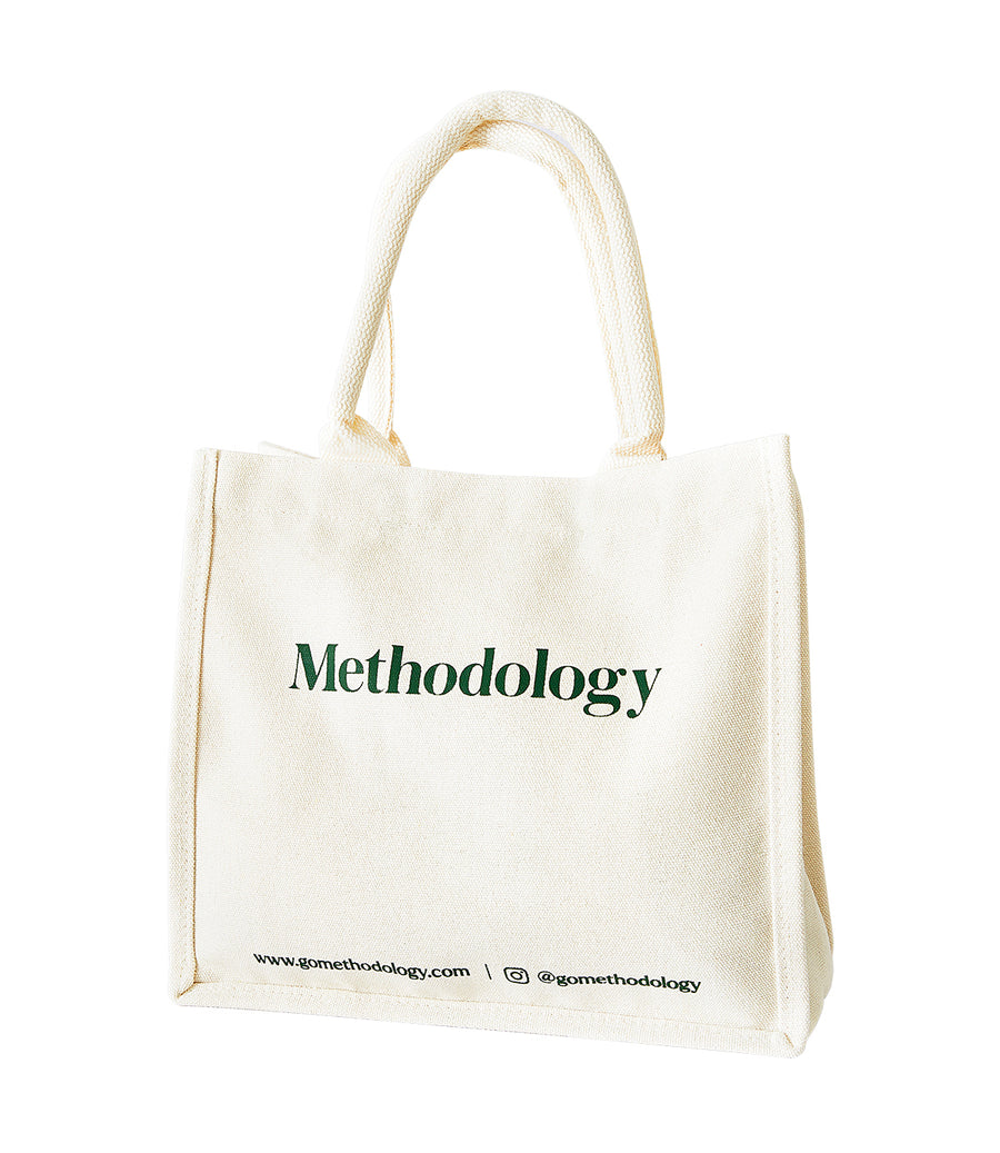 Signature Methodology Vegan Cloth Tote Bag