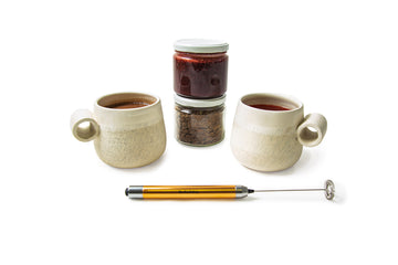 Morning-to-Evening Relaxation Drink Gift Set (Includes Set of 2 Ceramic Mugs)